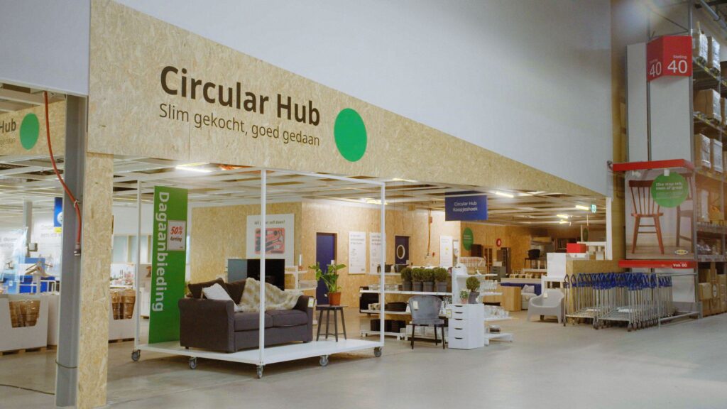 Mijn CV Foto ikea circular hub waar ik werk